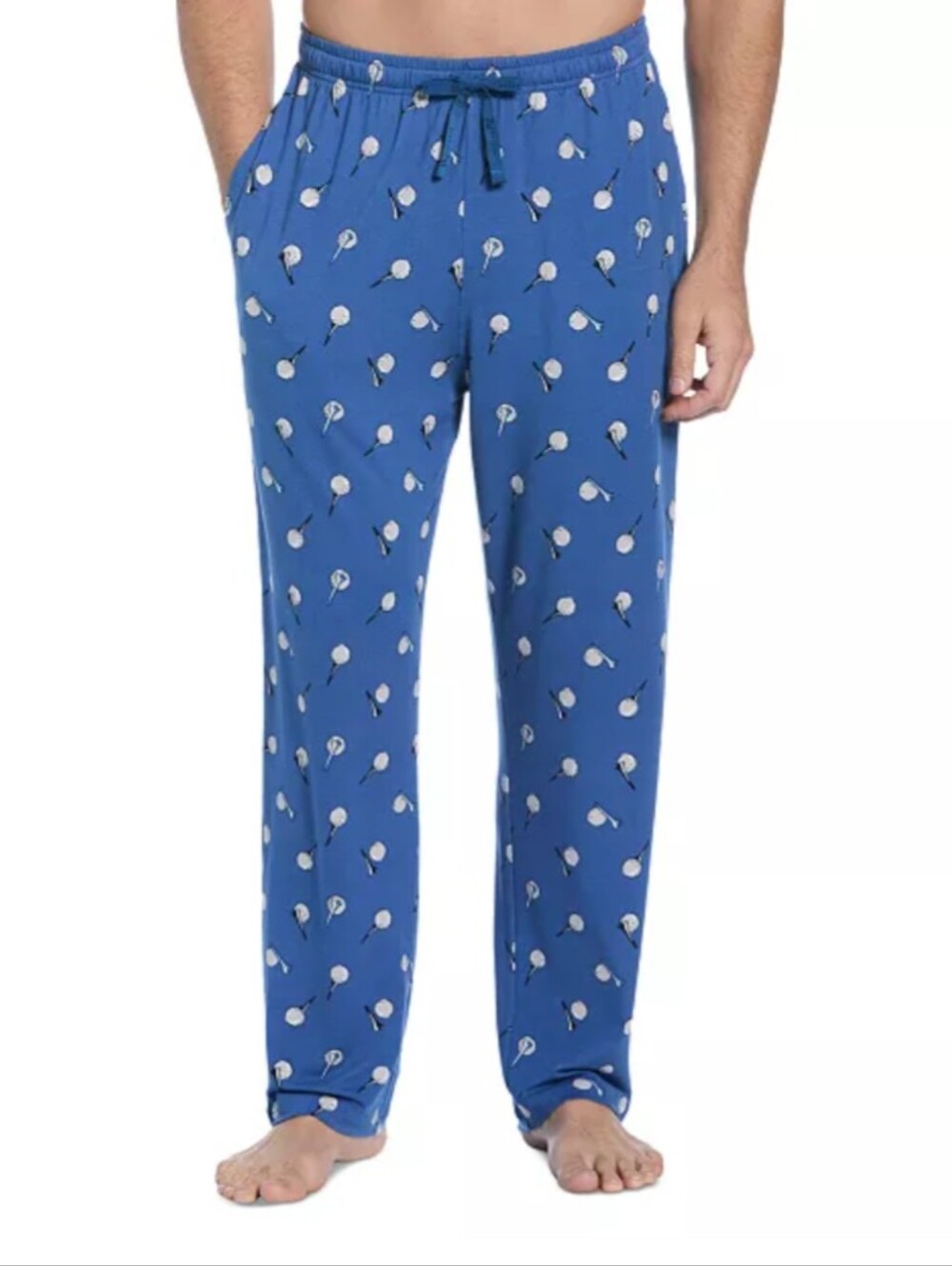 Men's PGA Tour Blue Printed Lounge - Sleepwear Pants